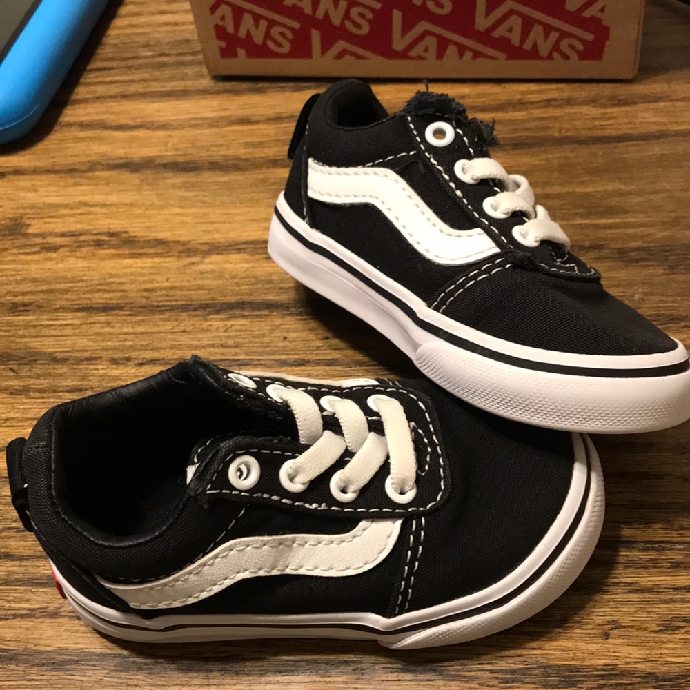 Vans Toddler Old School black and white